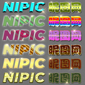 炫彩时尚个性logo样机样式