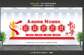 教师办公室文化墙