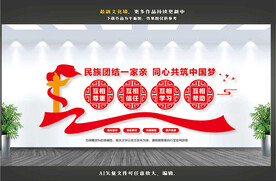 民族团结文化墙