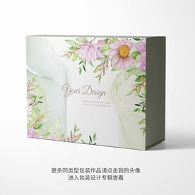 礼品盒包装设计平面图