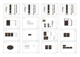 古铜色地产导视VI