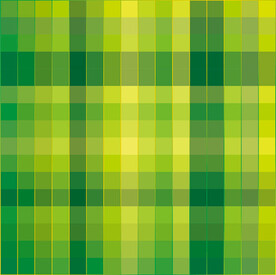 绿色格子布