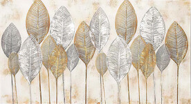 装饰画 晶瓷画 叶子