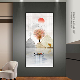 意境山水客厅玄关装饰画床头挂画