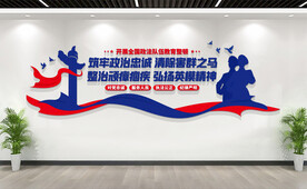 政法队伍教育整顿文化墙