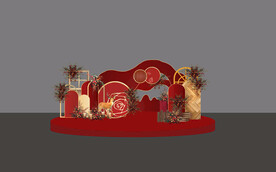 喜庆新年美陈婚礼