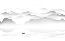 水墨山水画