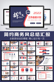 2022年终总结汇报PPT模板