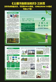 土壤污染防治三折页