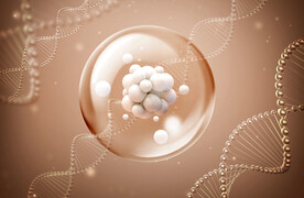 基因分子DNA化妆品海报