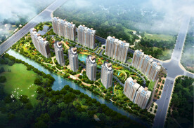 住宅鸟瞰效果图