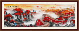 长城装饰画