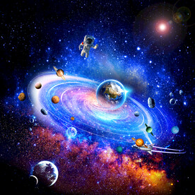 宇宙星球宇航员