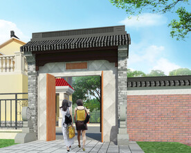 别墅院门设计案例效果图