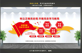 党史教育文化墙