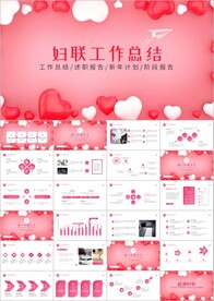 女性妇联工作汇报年终总结ppt