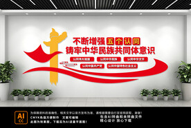 五个认同文化墙