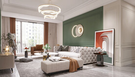 现代 轻奢 家居 客厅