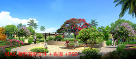 景观节点 MAX+PSD
