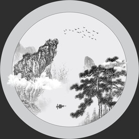 新中式轻奢山水画