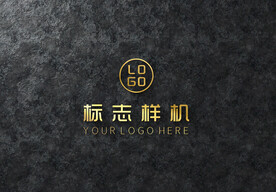 黑色logo形象墙