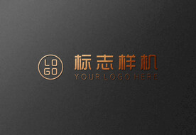 烫金logo样机