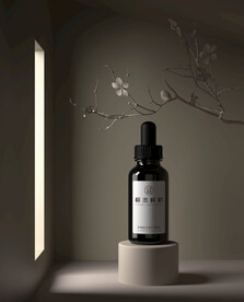 棕色滴管瓶样机