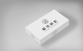 白色纸盒样机