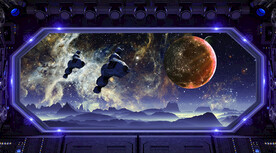 太空宇宙星球背景墙