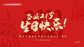 生日快乐周年庆活动背景板