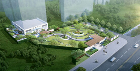 住宅区销售中心景观