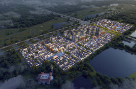 新中式园区小镇