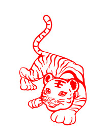 虎年剪纸剪纸窗花