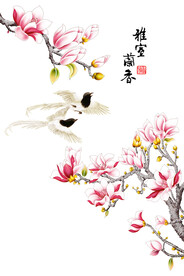 高清分层平开门玻璃打印图