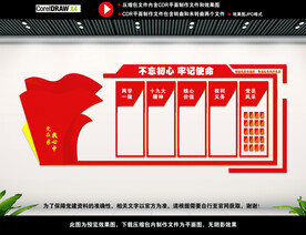 党员学习园地文化墙