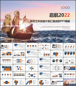 2022年终总结汇报PPT模板