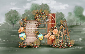 户外婚礼迎宾区