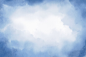 蓝色宣纸水彩背景