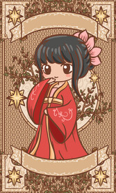 卡通复古画女孩设计