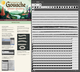 AI粒子插画矢量笔刷