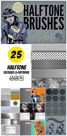 37款半调图案笔刷