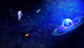 宇宙星球宇航员