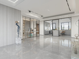 现代客厅 空间场景