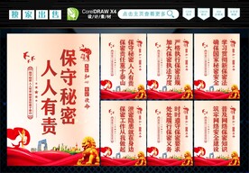 保密展板