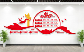 社会主义核心价值观文化墙