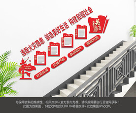 消防安全楼梯文化墙