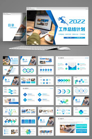 2022年终总结汇报PPT模板