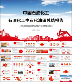石油化工油田油井汇报PPT