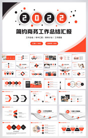 2022年终总结汇报PPT模板