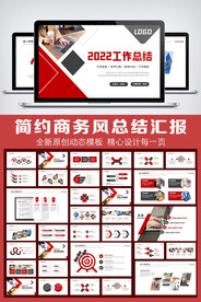 2022年终总结汇报PPT模板